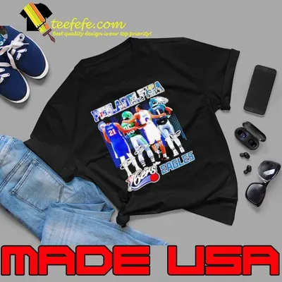 Philadelphia 76ers x Philadelphia Eagles signature city skyline shirt