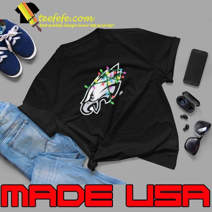 Philadelphia Eagles Primary Logo Holiday Lights Unisex