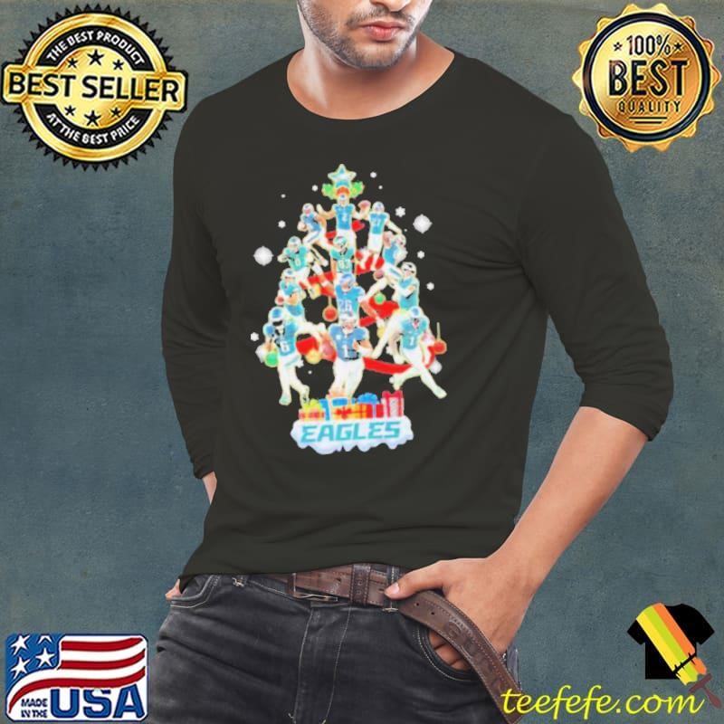 Philadelphia Eagles Team Christmas Tree Happy Holiday Shirt