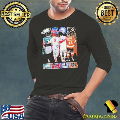 Philadelphia Eagles x Philadelphia Phillies x Philadelphia 76ers x Philadelphia Flyers Signature Shirt