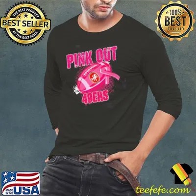 Pink out San Francisco 49ers breast cancer 2024 shirt