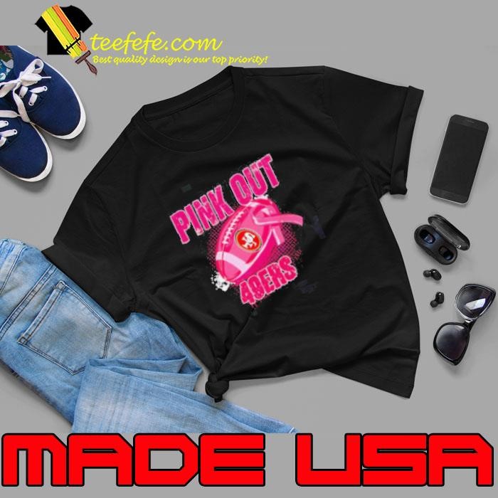 Pink out San Francisco 49ers breast cancer 2024 Unisex