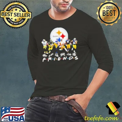 Pittsburgh Steelers Friends football players signatures shirt