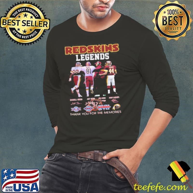 Redskins Legends Thank You For The Memories Signature 2024 Shirt