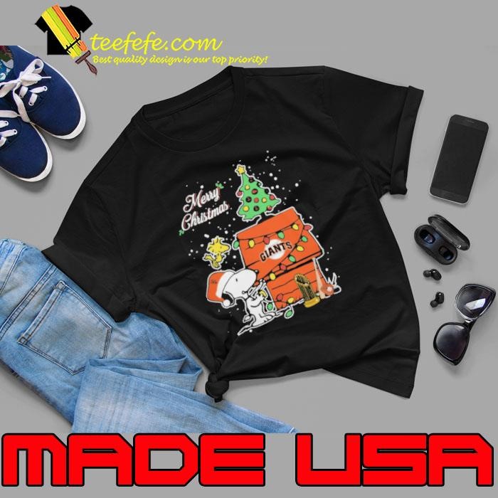 San Francisco Giants Merry Christmas With Snoopy Baby Unisex