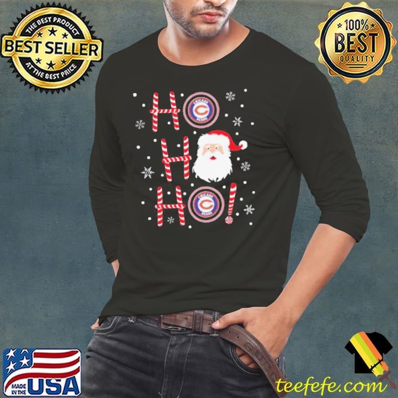 Santa Claus Ho Ho Ho Chicago Bears Christmas shirt