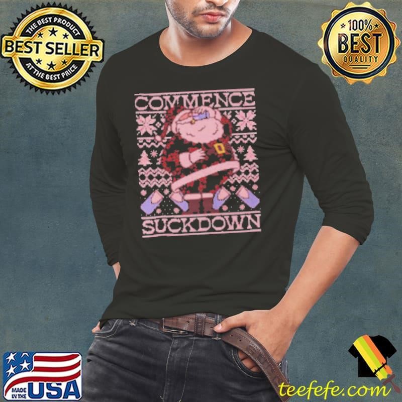 Santa Commence Suckdown Holiday Ugly Christmas 2024 shirts