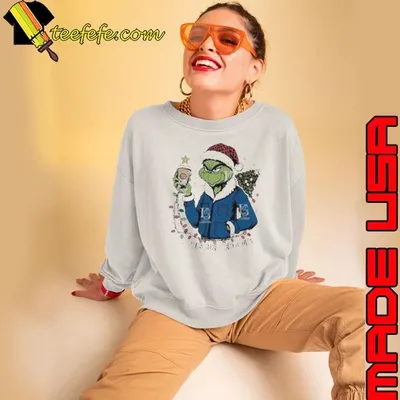 Santa Grinch Chicago Cubs Is This jolly Enough Merry Christmas shirt