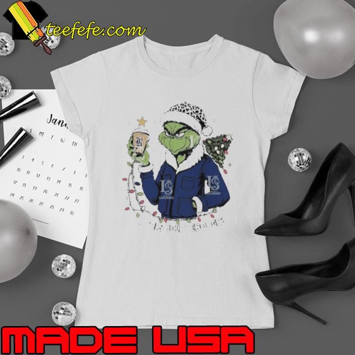 Santa Grinch Rice Owls Is This jolly Enough Merry Christmas Ladies tee