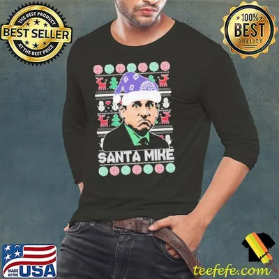 Santa Mike Ugly Merry Christmas shirt