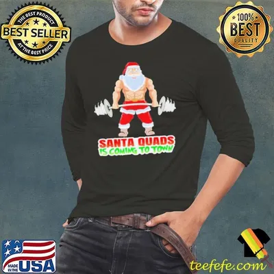 Santa Quads Is Comin To Town Xmas shirt