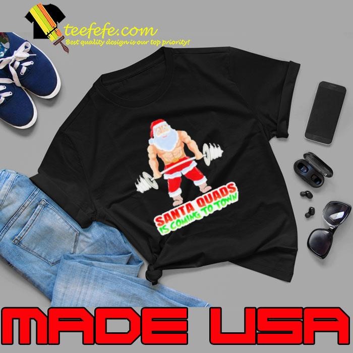 Santa Quads Is Comin To Town Xmas Unisex