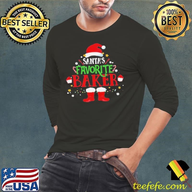 Santa’s Favorite Baker Merry Christmas shirt