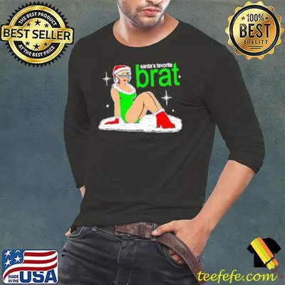 Santa's Favorite Brat ugly Christmas Shirt