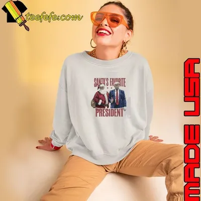 Santas favorite president Christmas Trump 2024 Shirt