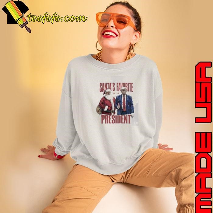 Santas favorite president Christmas Trump 2024 Shirt