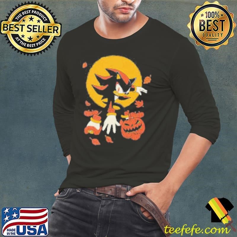 Shadow The Hedgehog Pumpkin Halloween Shirt