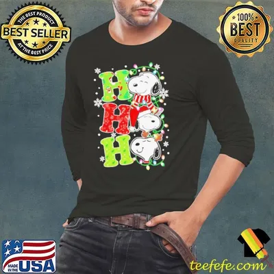 Snoopy Ho Ho Ho Merry Christmas shirt