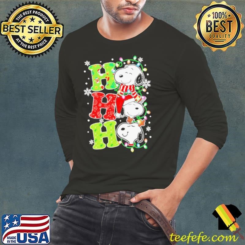 Snoopy Ho Ho Ho Merry Christmas shirt