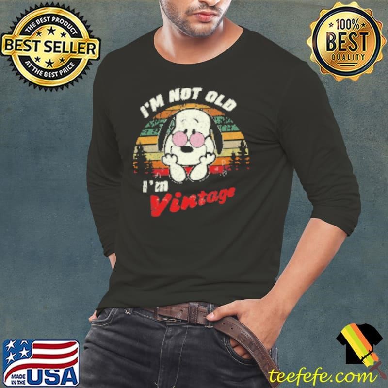 Snoopy I'm Not Old I'm Vintage Long Sleeve Tee