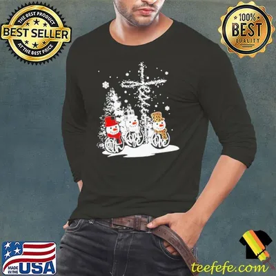 Snowman Jesus Faith Hope Love Christmas shirt