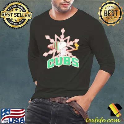 South Bend Cubs Snoopy and Woodstock Christmas shirt