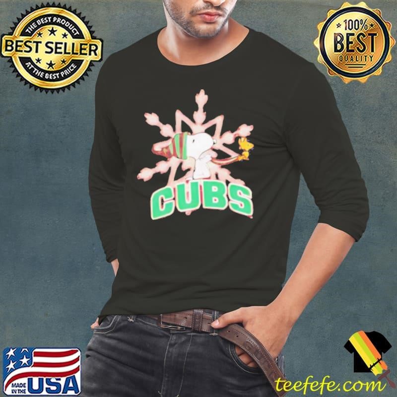 South Bend Cubs Snoopy and Woodstock Christmas shirt