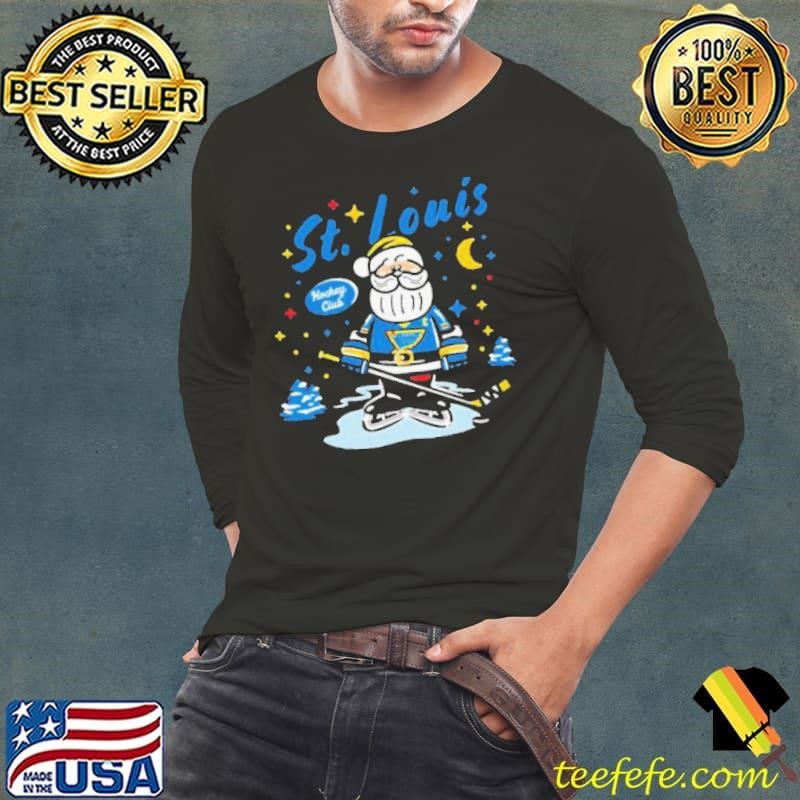 St. Louis Blues Santa Claus Christmas 2024 shirt