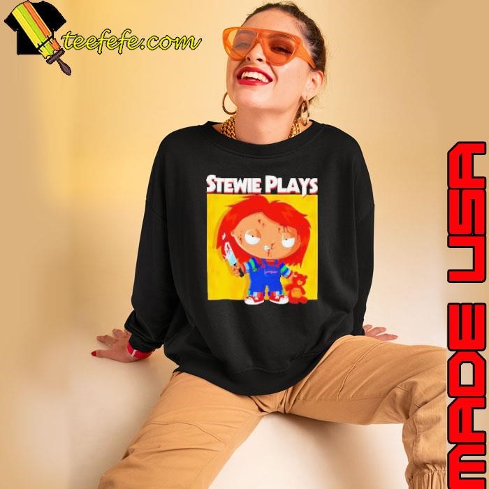 Stewie plays Chucky bloody Sweatshirt