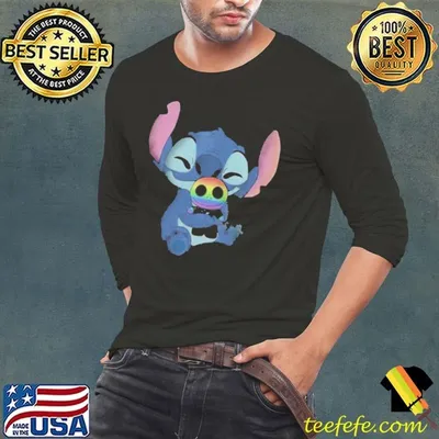 Stitch hug Jack Skellington LGBT shirt