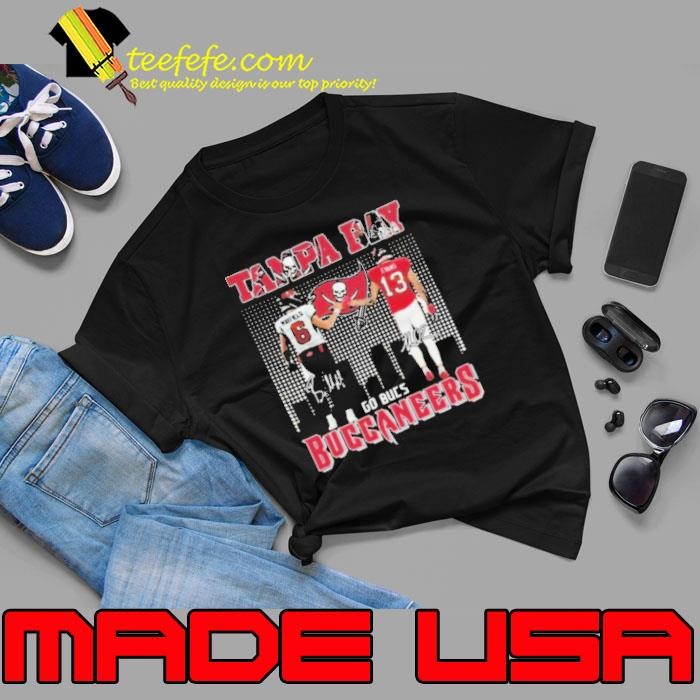 Tampa Bay Buccaneers Baker Mayfield x Mike Evans Signature Go Bucs Signatures Shirt