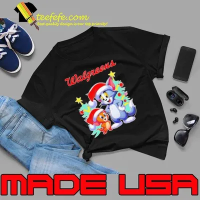 Tom and Jerry Walgreens Merry Christmas shirt