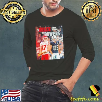 Travis Kelce vs Brock Bowers 2024 National Tight Ends Day Shirt