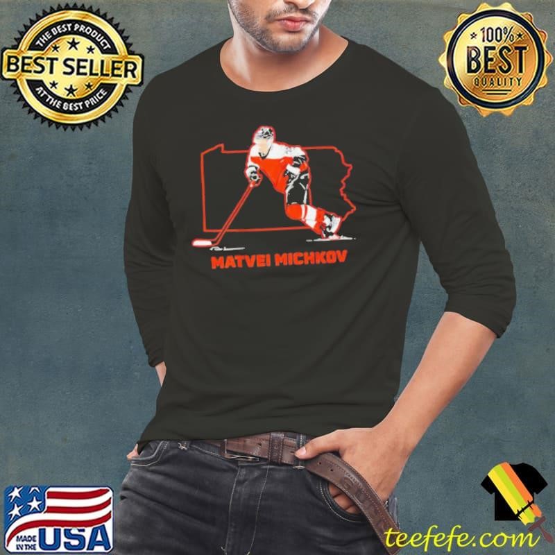 Trevor Zegras Philadelphia Flyers Hockey State star Long Sleeve Tee