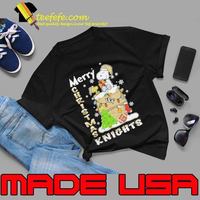 UCF Knights Snoopy And Woodstock Merry Christmas Unisex