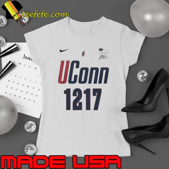 UConn Basketball Nike 1217 Big East Ladies tee
