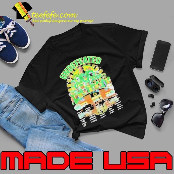 Undefeated Oregon Ducks Players Signatures Unisex