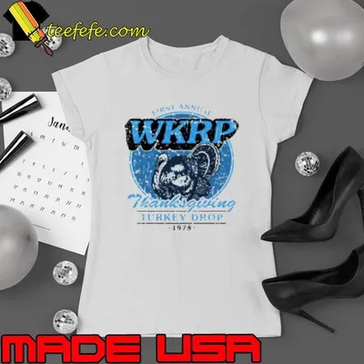 WKRP Turkey drop Thanksgiving Shirt