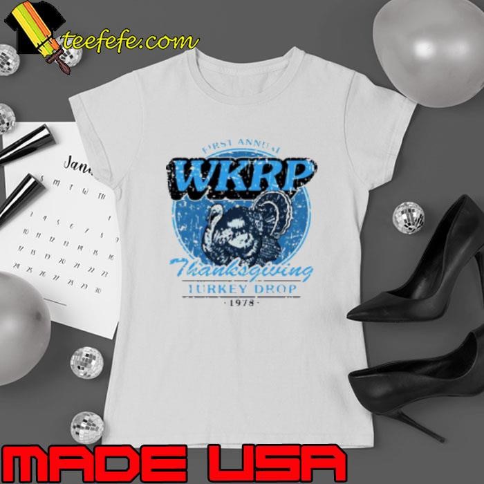 WKRP Turkey drop Thanksgiving Shirt