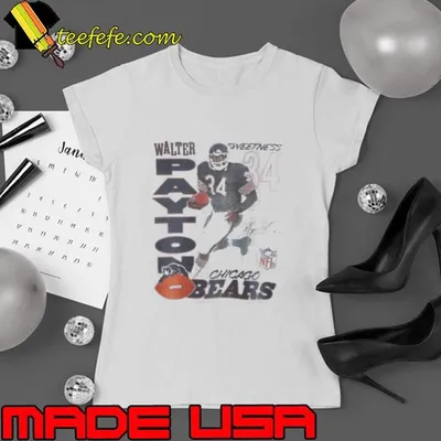 Walter Payton Chicago Bears NFL signature vintage shirt