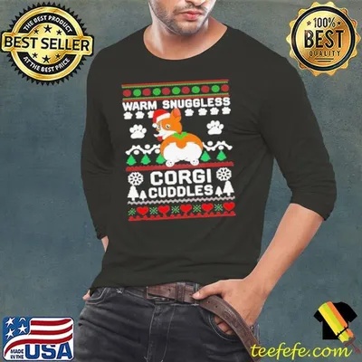 Warm Snuggless Corgi Cuddles Ugly Christmas Sweater shirt