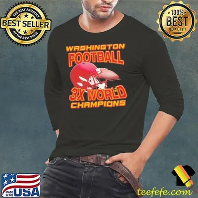 Washington Commanders Football 3X World Champions shirt