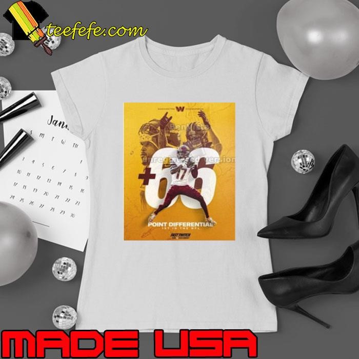 Washington Commanders Leading The Pack Point Differential 1St In The NFL Poster Ladies tee