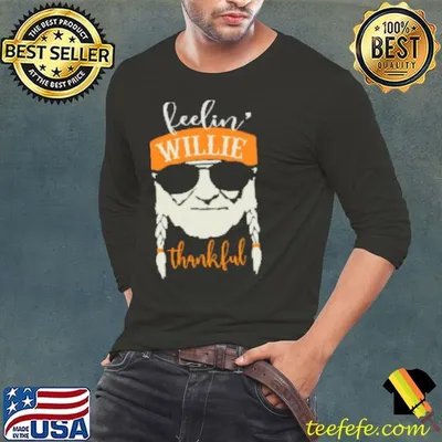 Willie Nelson Feelin' Thankful Thanksgiving Shirt