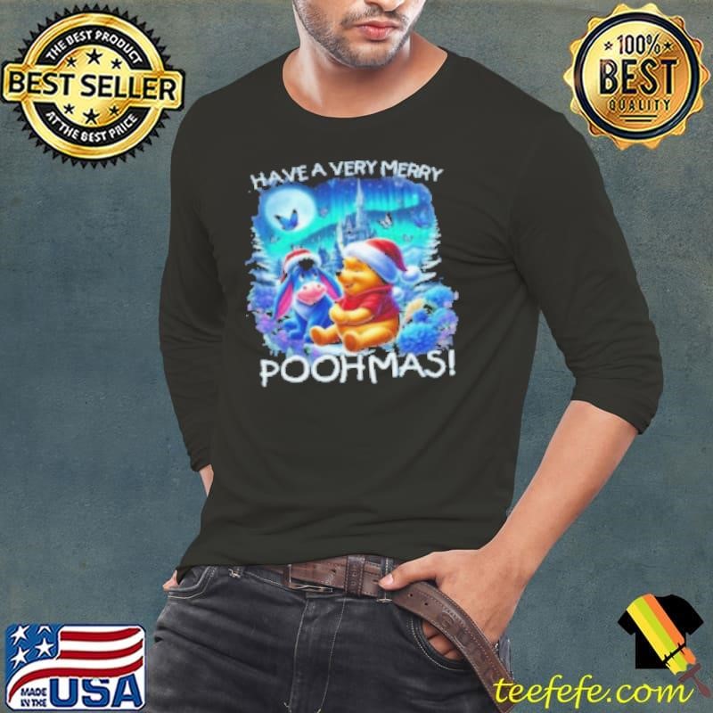 Winnie The Pooh Have A Very Merry Poohmas Christmas 2024 Long Sleeve Tee