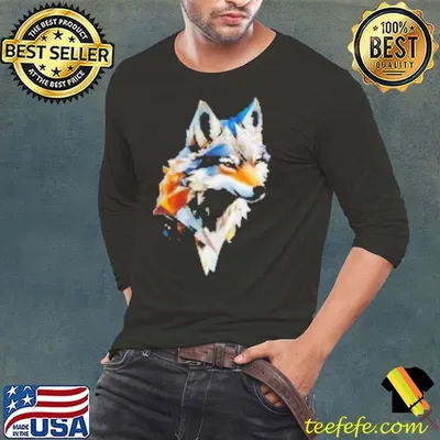 Wolf canis lupus geometric Shirt