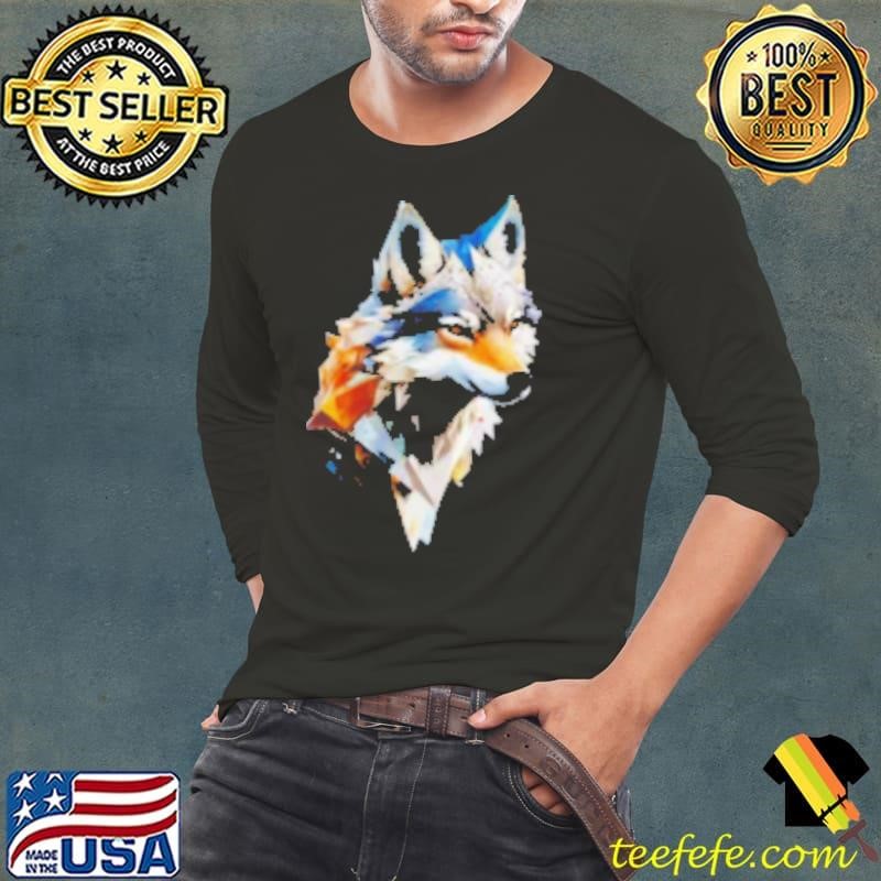 Wolf canis lupus geometric Shirt
