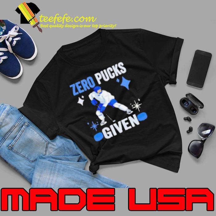 Zero pucks given hockey Unisex
