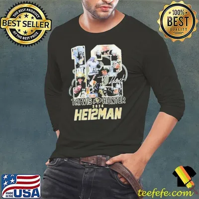 12 Travis Hunter 2024 Heisman Colorado football signature Shirt