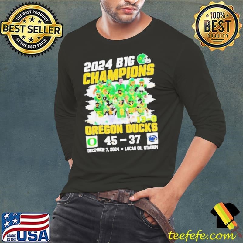 2024 Big 10 Champion Oregon Ducks Long Sleeve Tee